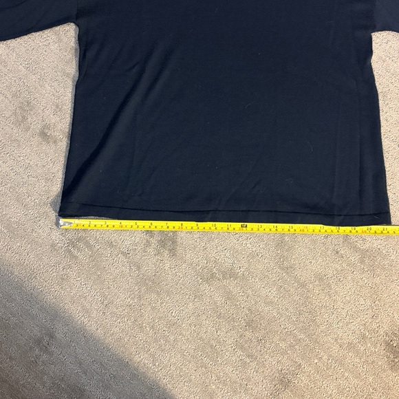 J. Jill Navy Blue Crew Neck Sweater - Picture 5 of 7